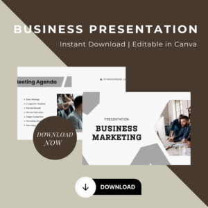 Business Marketing Presentation Template (Professional & Editable)